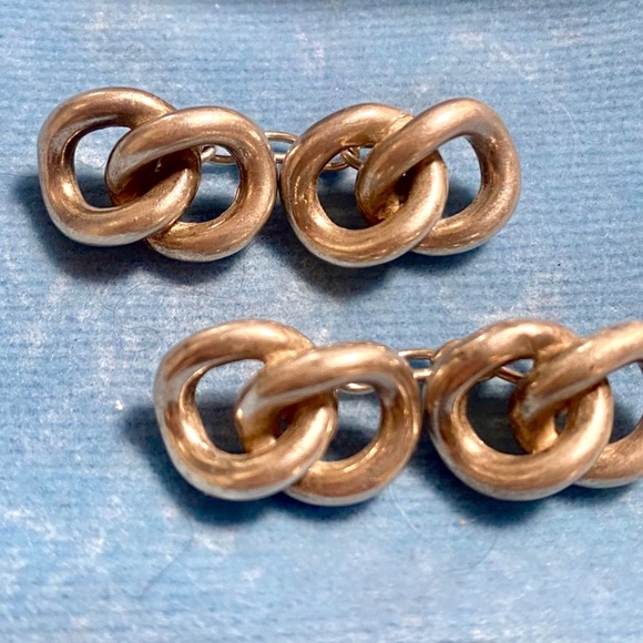 Sterling English Hallmark Cuff Links - Picture 6 of 6